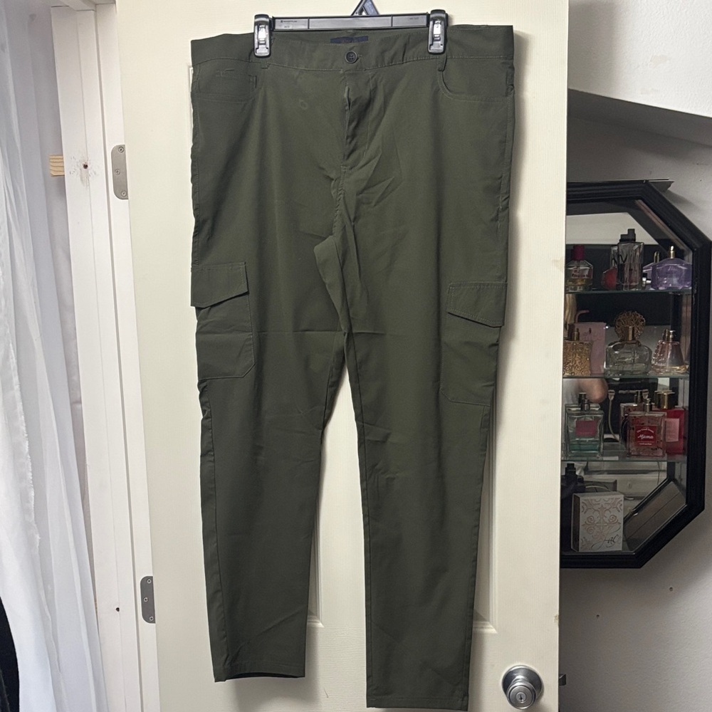 Nomad Green Cargo Pants Utility Style